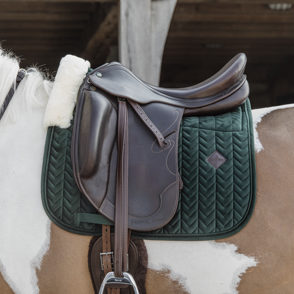 Skin-Friendly Velvet Saddle Pad - Kentucky
