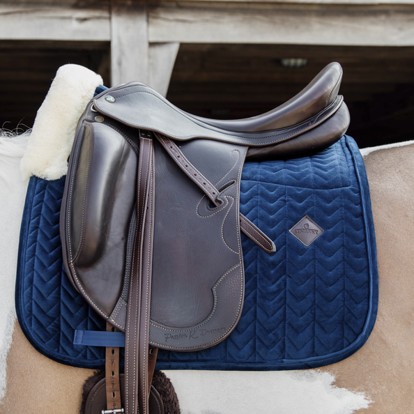 Skin-Friendly Velvet Saddle Pad - Kentucky