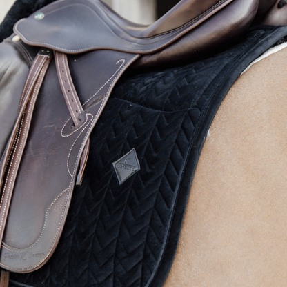 Skin-Friendly Velvet Saddle Pad - Kentucky