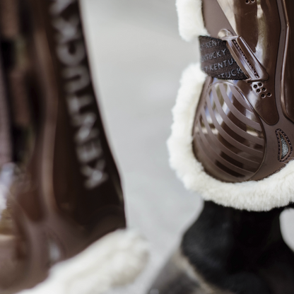 Vegan Sheepskin Velcro Gaiters - Kentucky
