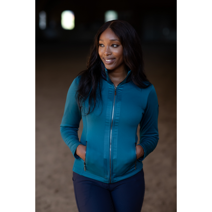 Aurora Blues Fleece Jacket - Equestrian Stockholm