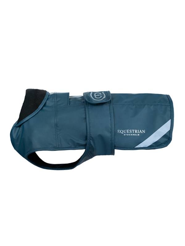 Waterproof dog blanket Aurora Blues - Equestrian Stockholm
