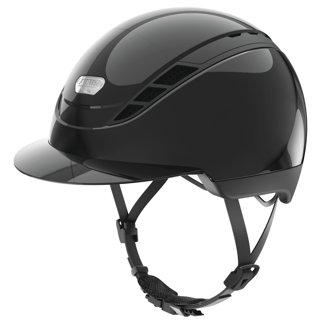 AirDuo Glossy Black Helmet - Abus