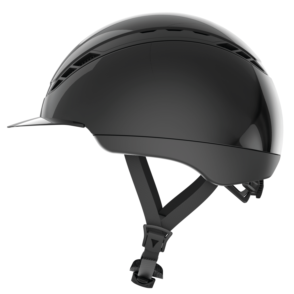 AirDuo Glossy Black Helmet - Abus