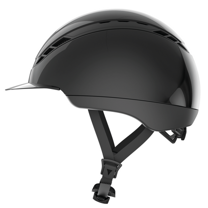 AirDuo Glossy Black Helmet - Abus