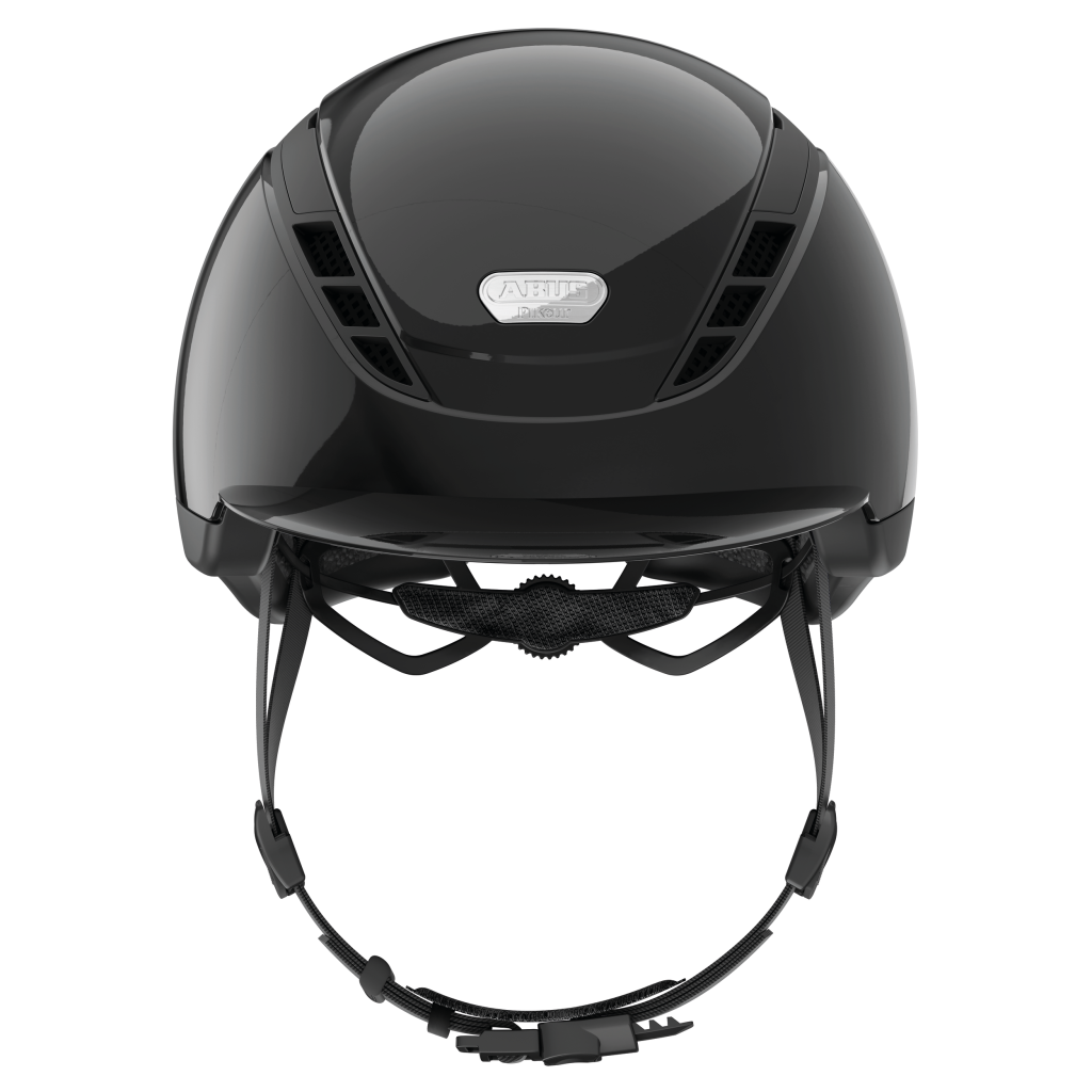 AirDuo Glossy Black Helmet - Abus