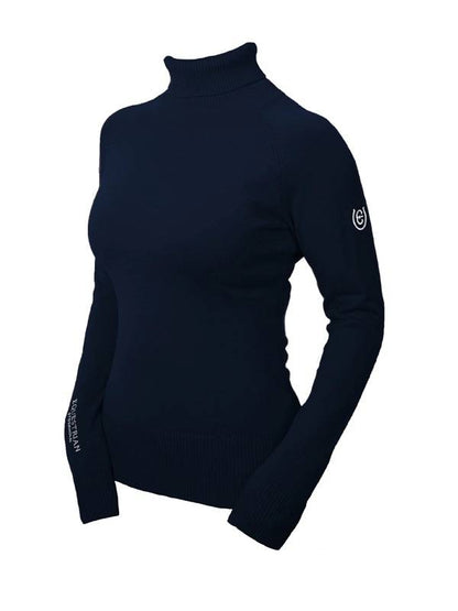 Midnight Blue turtleneck sweater - Equestrian Stockholm