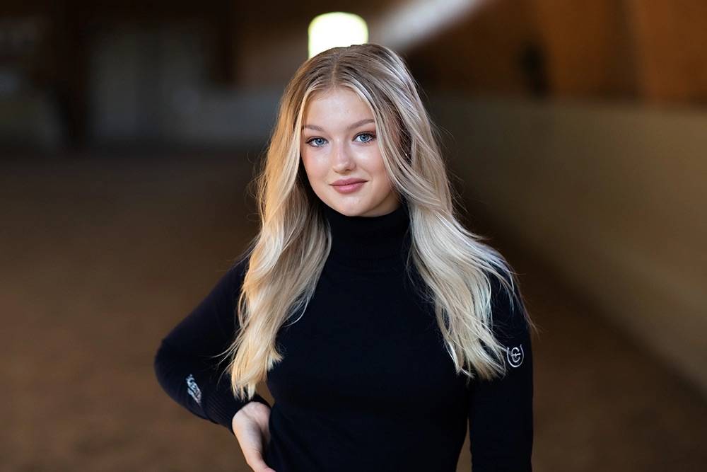 Midnight Blue turtleneck sweater - Equestrian Stockholm