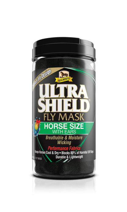 Ultrashield Fly Mask with ears - Absorbine