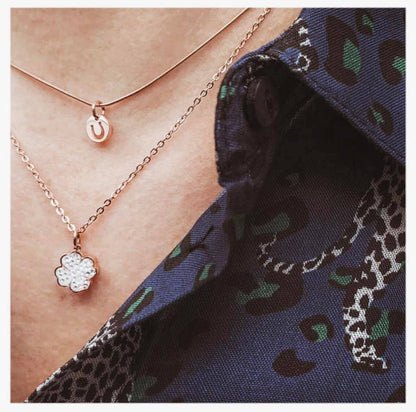Pendentif trèfle à quatre feuilles - Ponytail &amp; Co