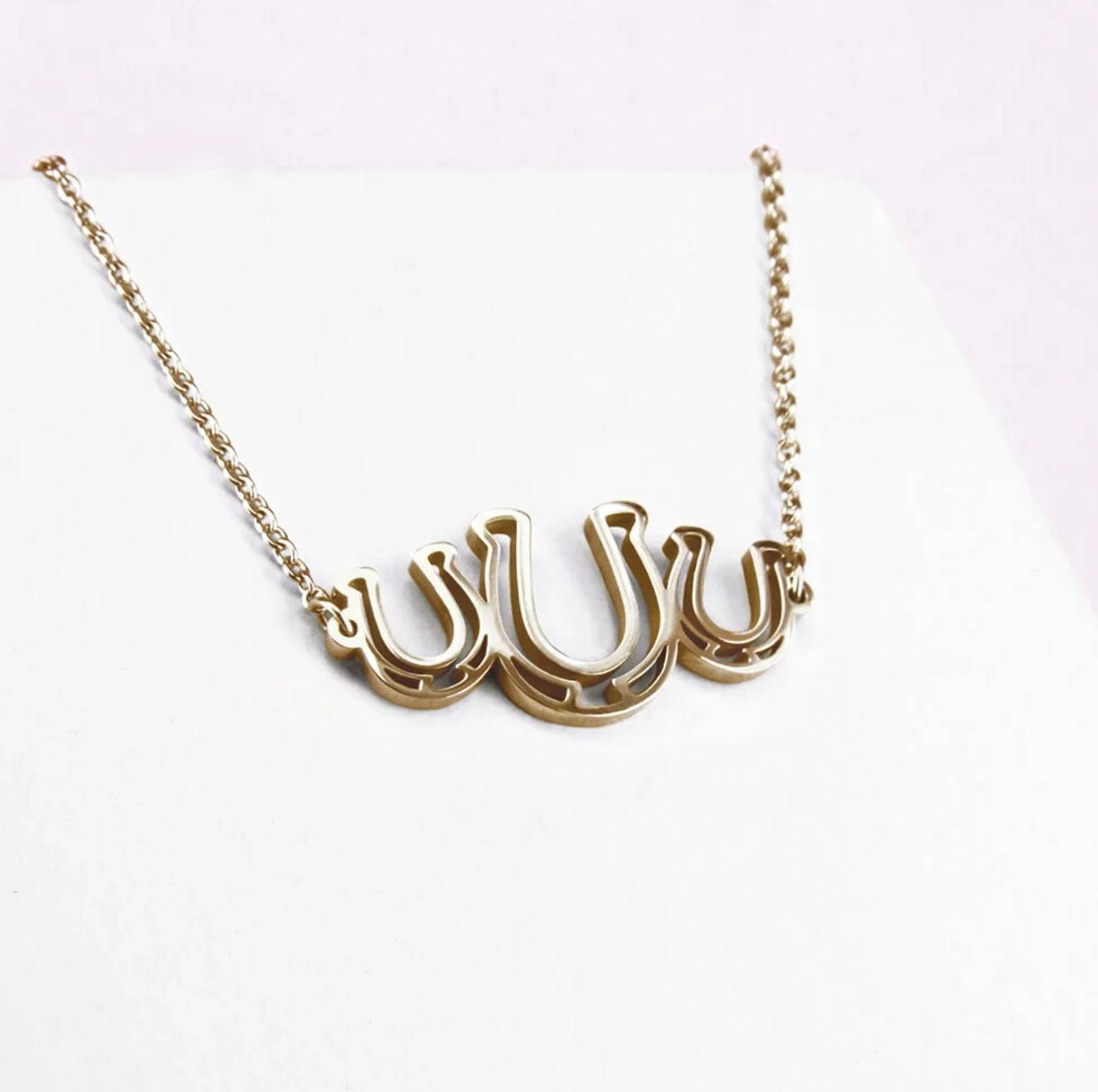Collier fers à cheval - Ponytail &amp; Co