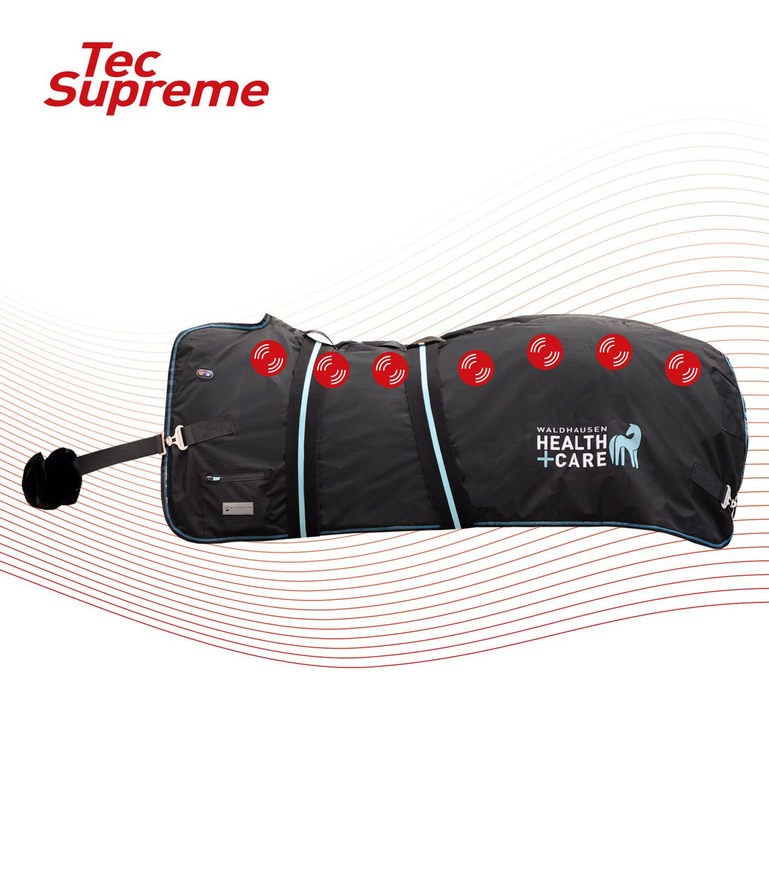 Couverture chauffante et de massage Health + Care Tec-Supreme - Waldhausen