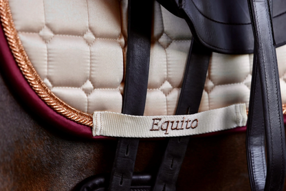 Champagne plum saddle pad - EQUITO