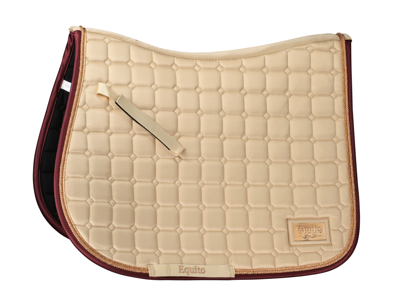 Champagne plum saddle pad - EQUITO