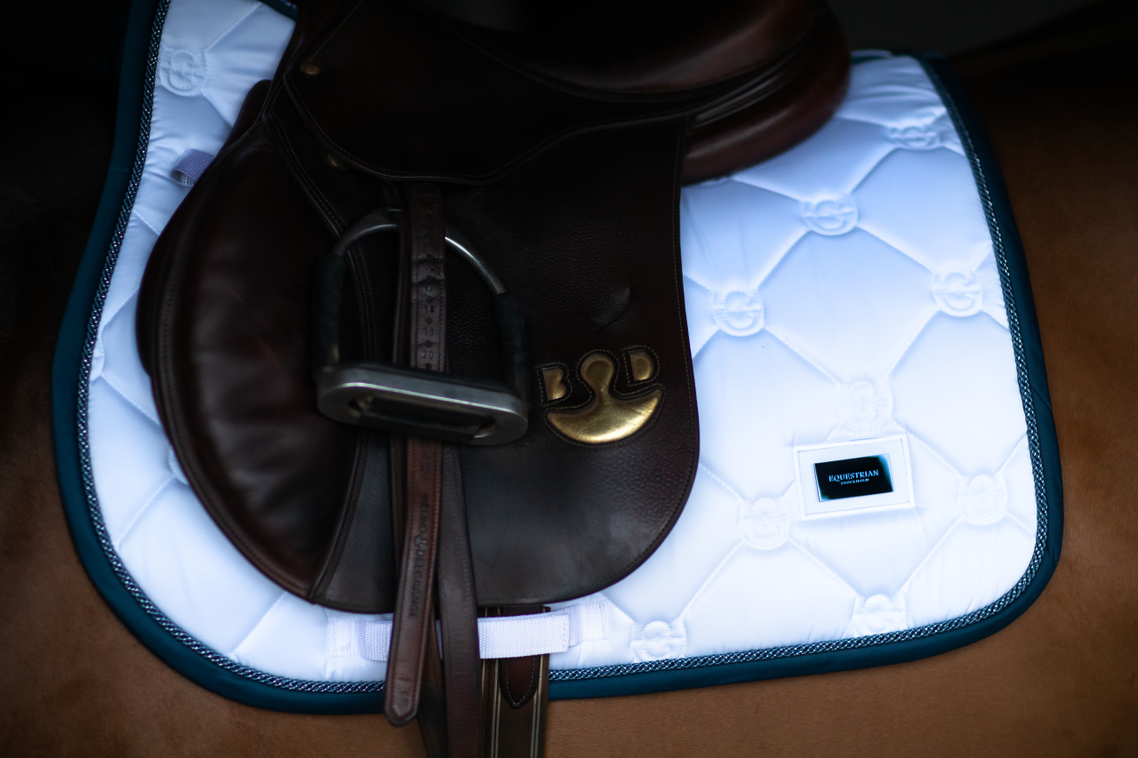 White Blue Meadow rug - Equestrian Stockholm