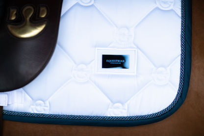 White Blue Meadow rug - Equestrian Stockholm