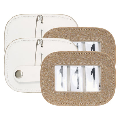 Black glitter number holder - SD DESIGN