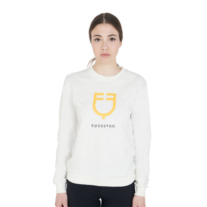 Round neck sweatshirt with logo - Equestro