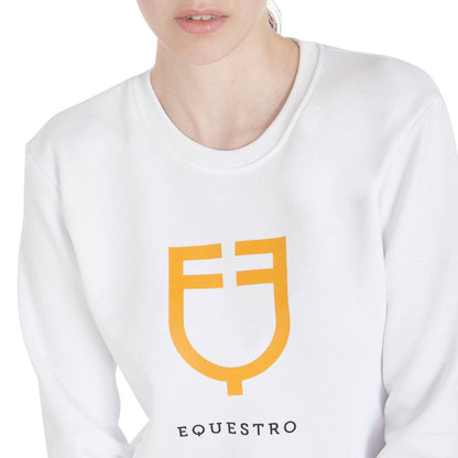 Round neck sweatshirt with logo - Equestro