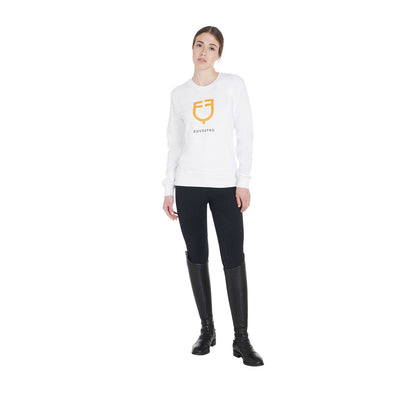 Round neck sweatshirt with logo - Equestro
