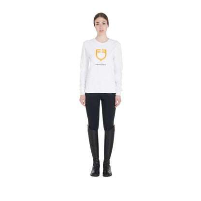 Round neck sweatshirt with logo - Equestro