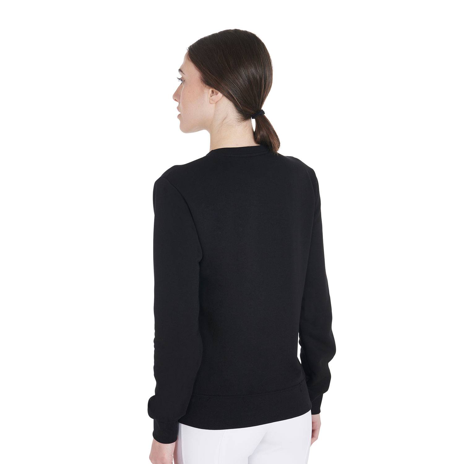 Round neck sweatshirt with logo - Equestro