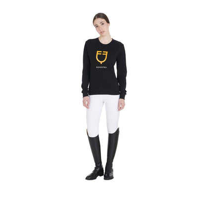 Round neck sweatshirt with logo - Equestro