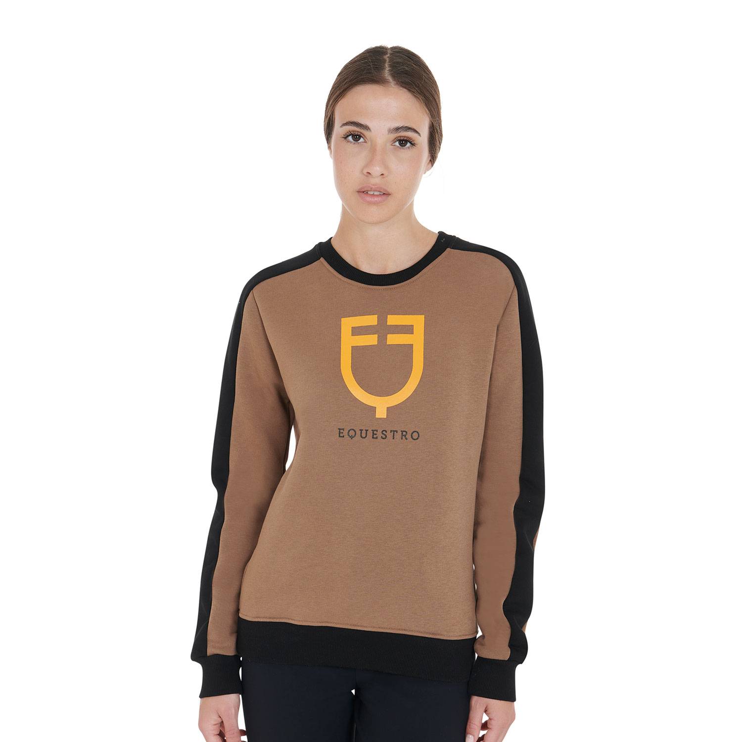 Sweat à col rond avec logo imprimé - Equestro