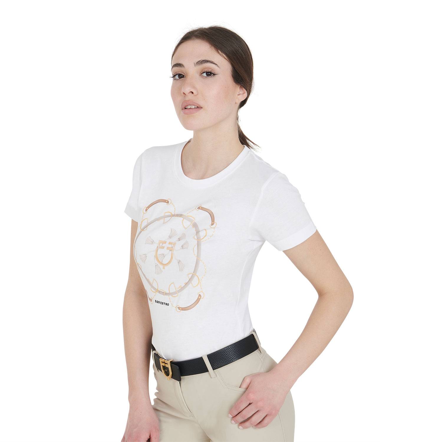 Slim fit horsebit t-shirt - EQUESTRO