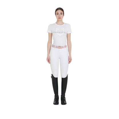 T-shirt ajusté avec logo à paillettes - Equestro