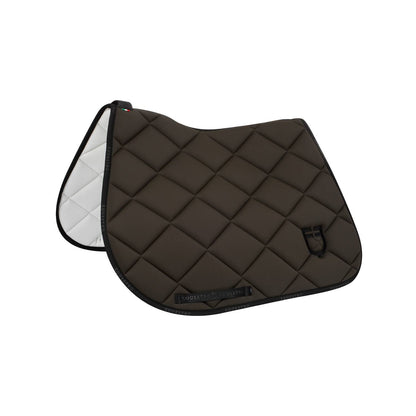 Technical saddle pad logo khaki/black - EQUESTRO