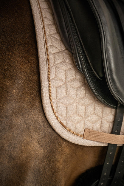 Tapis de selle Sparkling DRESSAGE beige - Kentucky