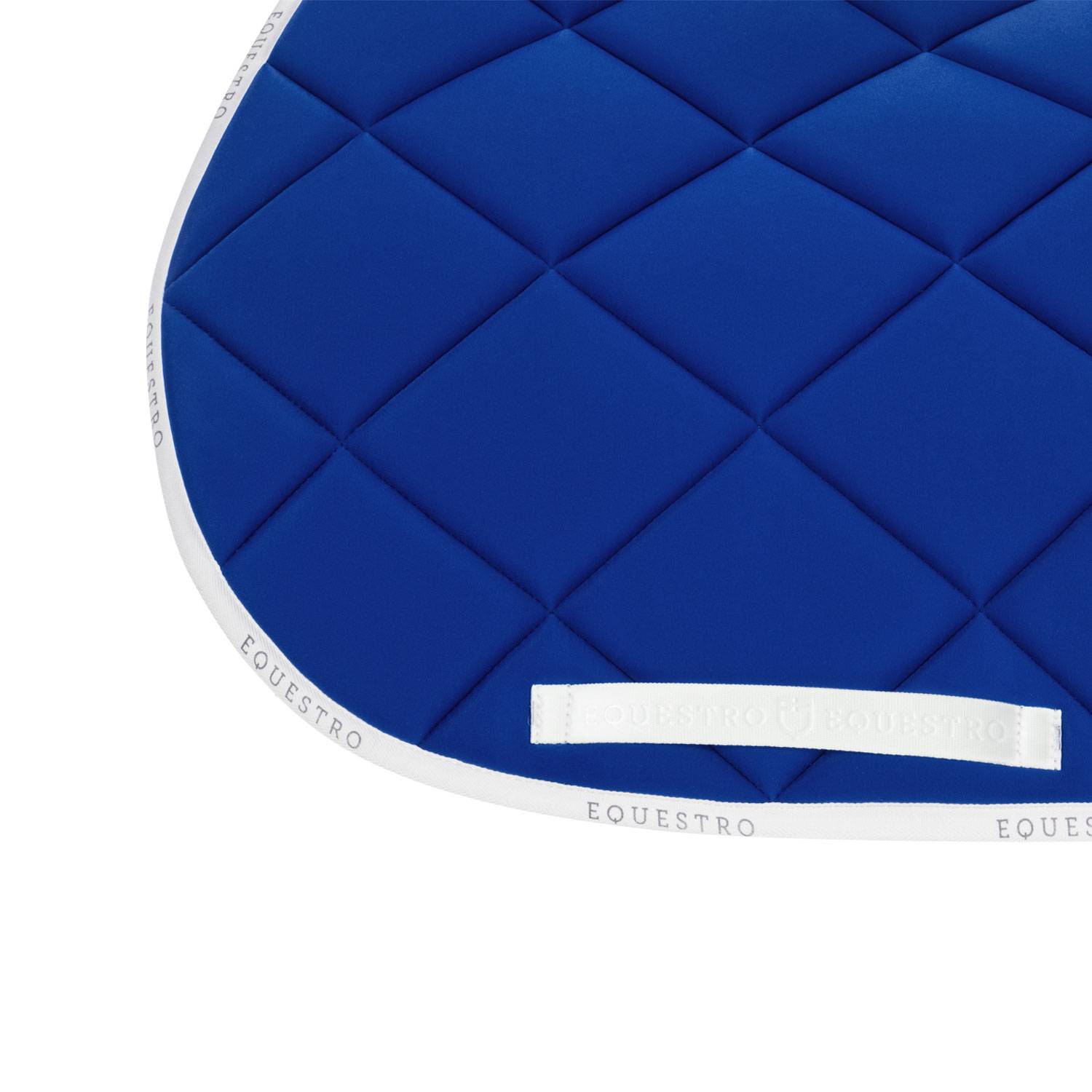 Tapis de selle technique logo bleu roy/blanc - EQUESTRO