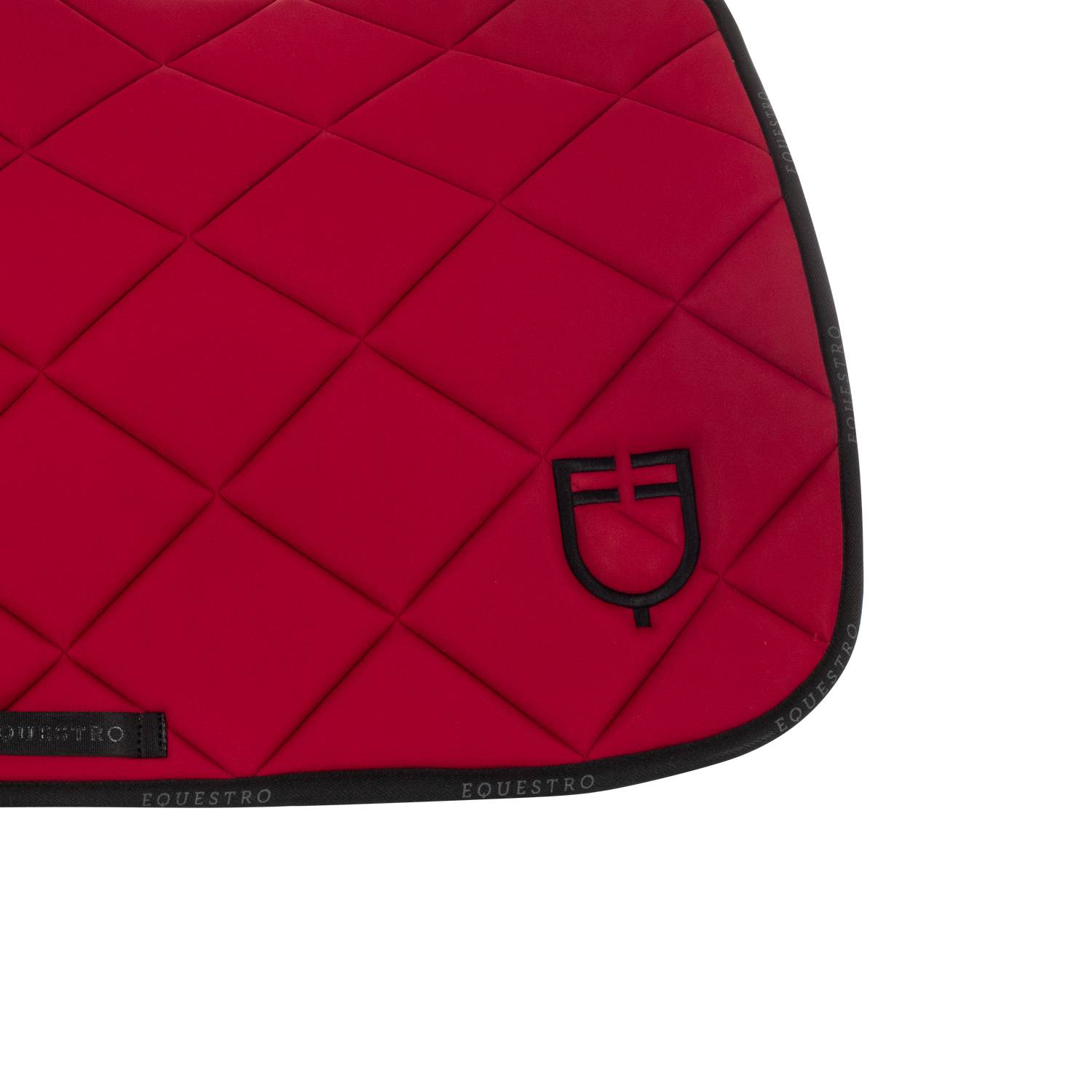 Tapis de selle technique logo wine/noir- EQUESTRO