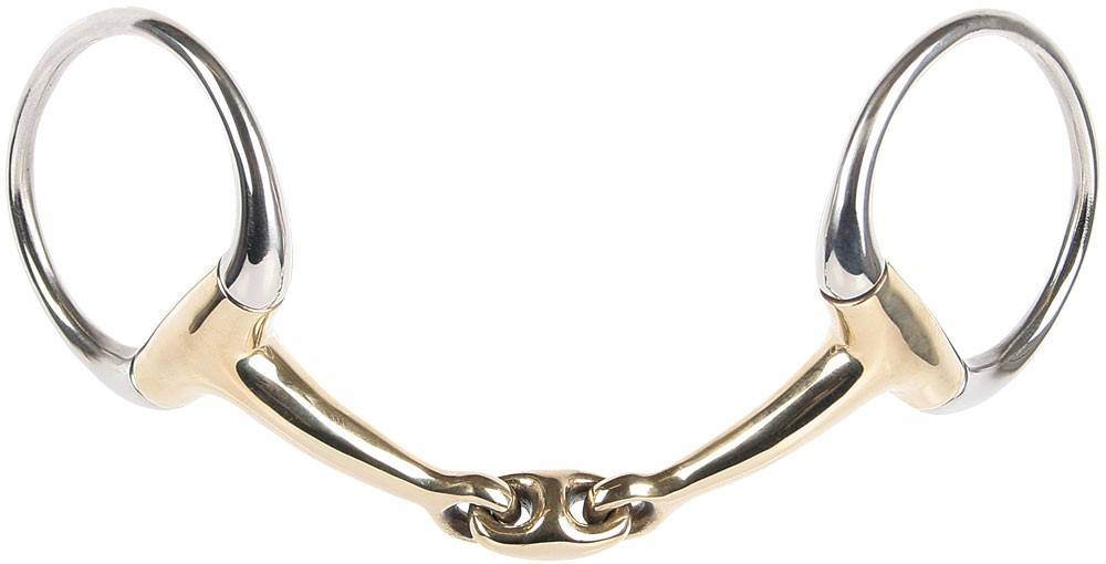 Copper double-jointed olive bit - Harry&