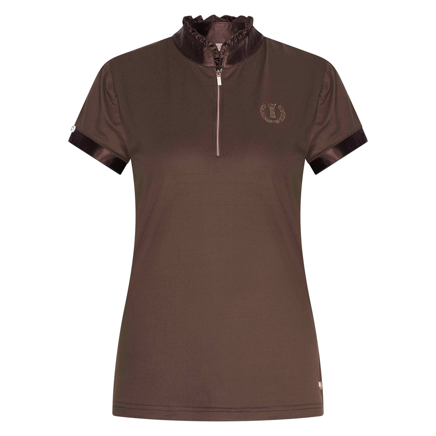 Anna polo shirt with frilly collar - Imperial Riding