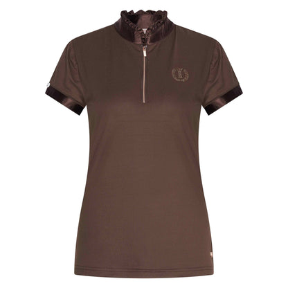 Anna polo shirt with frilly collar - Imperial Riding