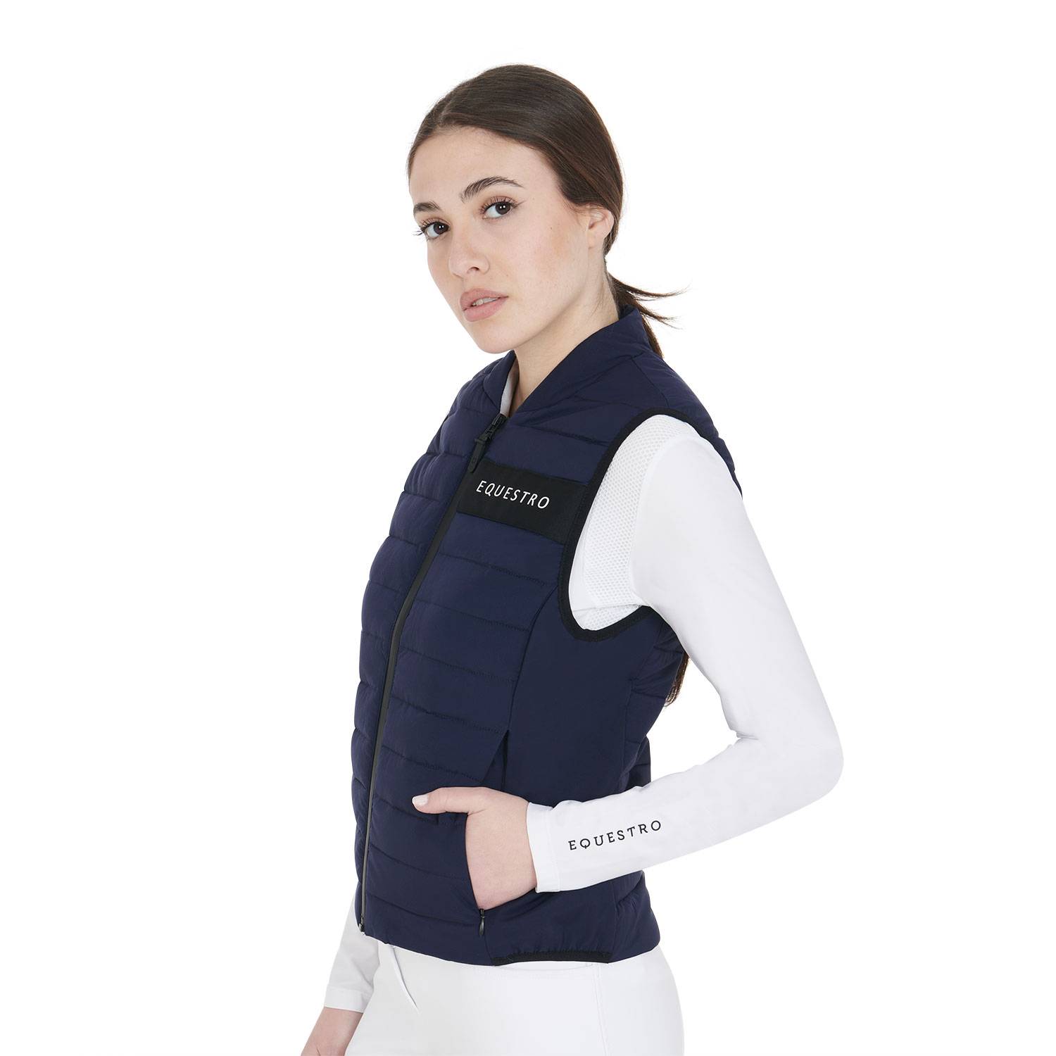 Technical windproof sleeveless jacket - Equestro