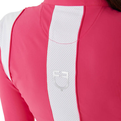 Slim fit training polo shirt with mesh inserts - EQUESTRO
