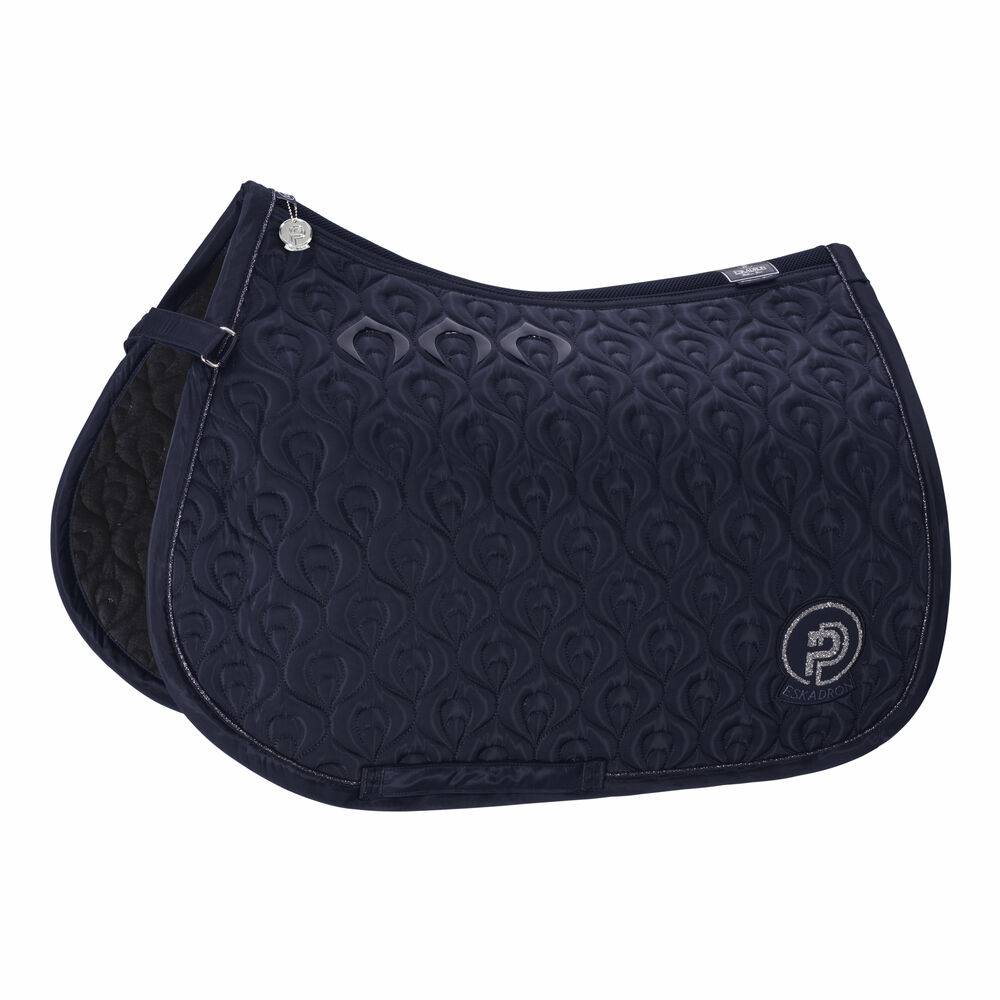 HighGloss Peacock Platinum Pure saddle pad - Eskadron