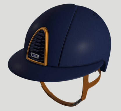Casque CROMO 2.0 Textile Marine/Caramel POLO - KEP