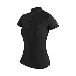 Polo technique manches courtes zip paillettes - HORKA