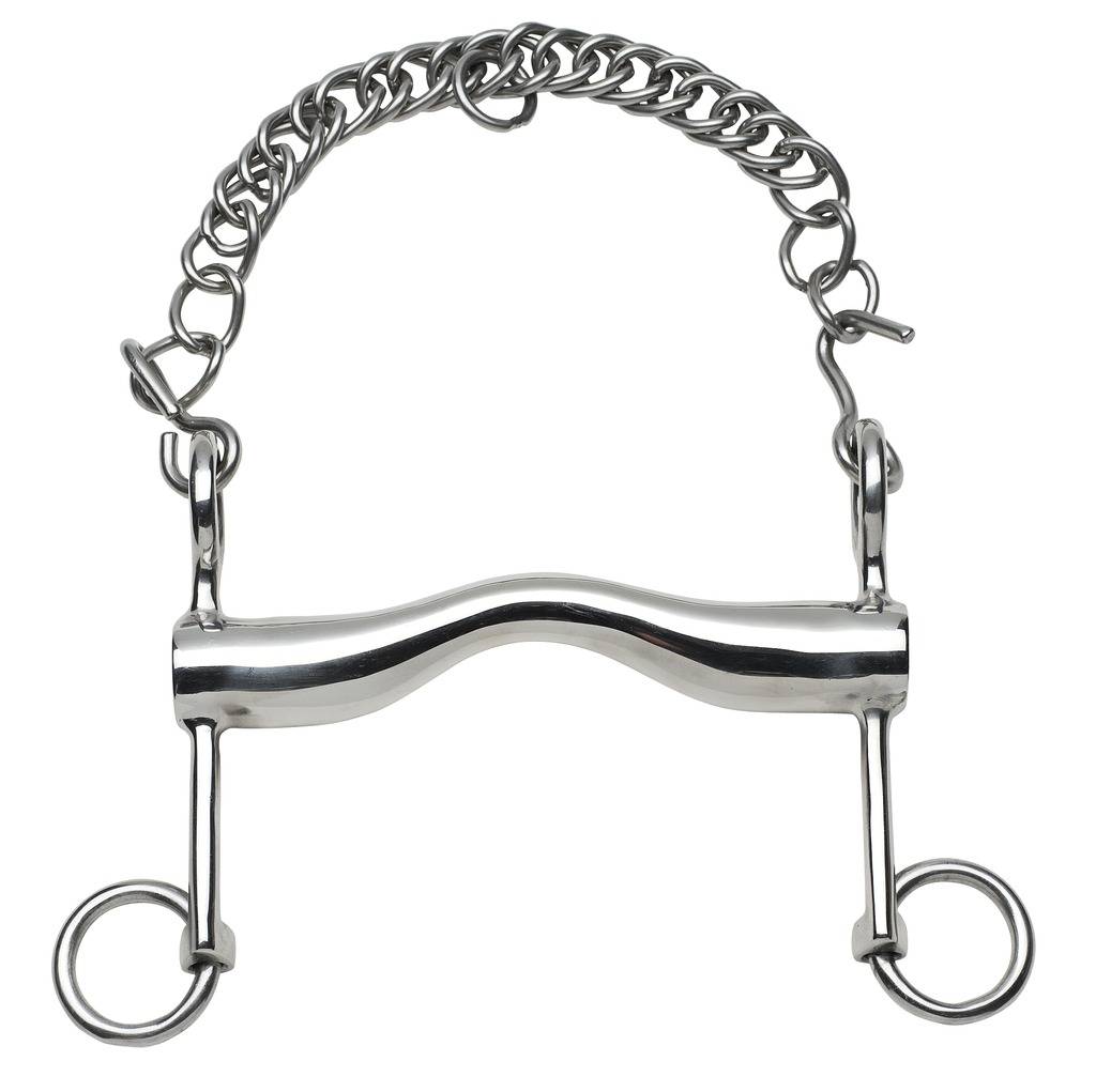 Bridle bit The hood short stainless steel branches - Feeling