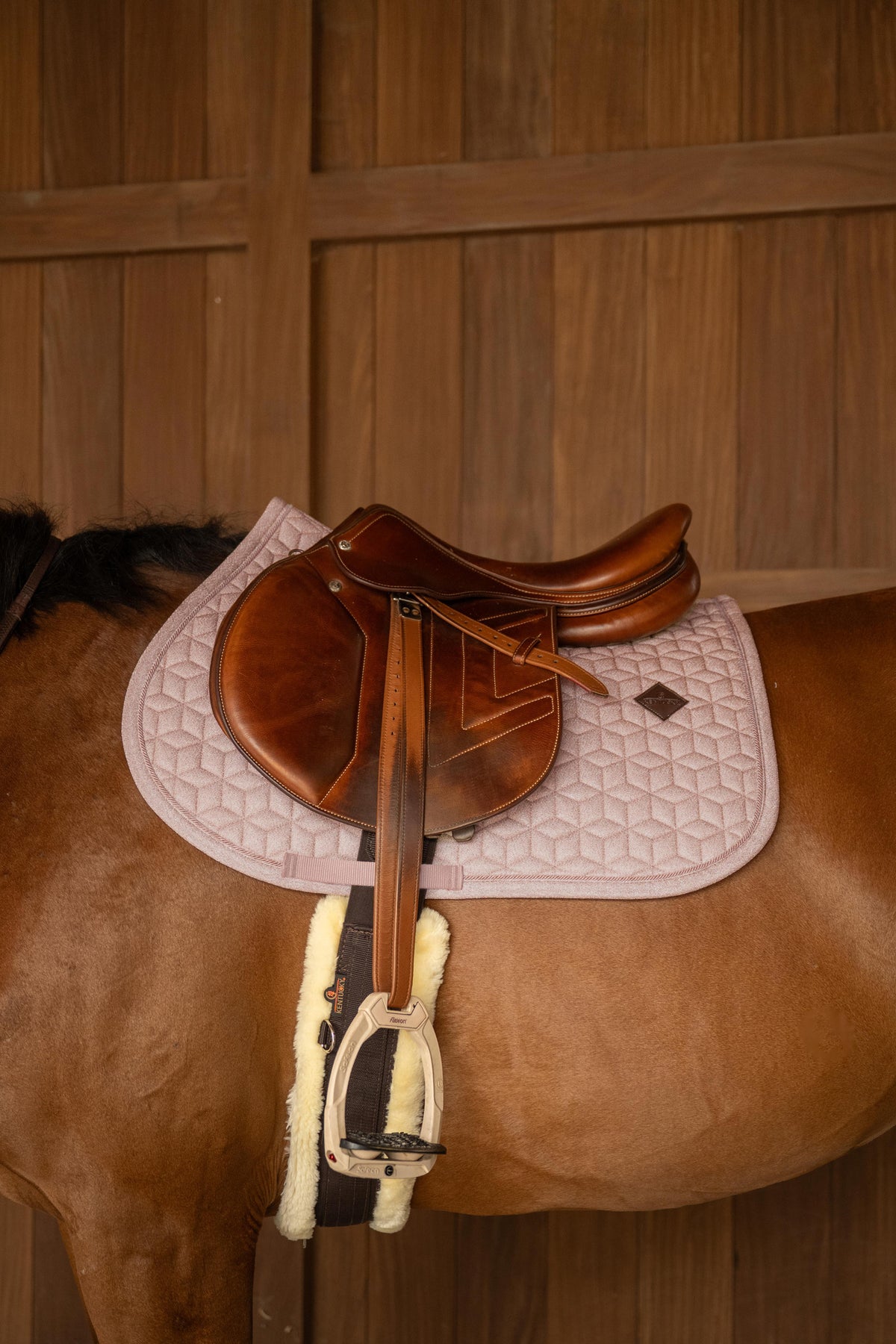 Tapis de selle Sparkling MIXTE vieux rose - Kentucky