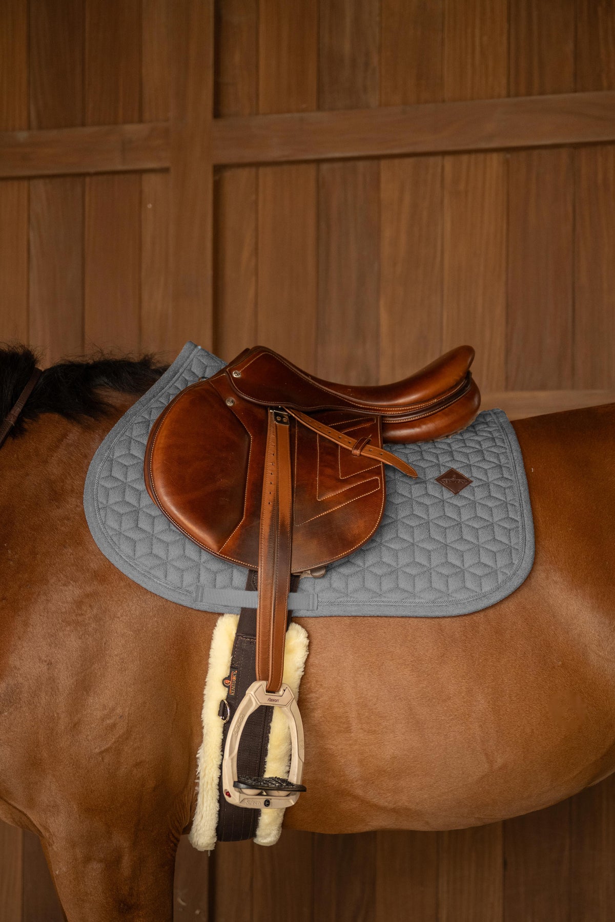 Tapis de selle Sparkling MIXTE gris - Kentucky