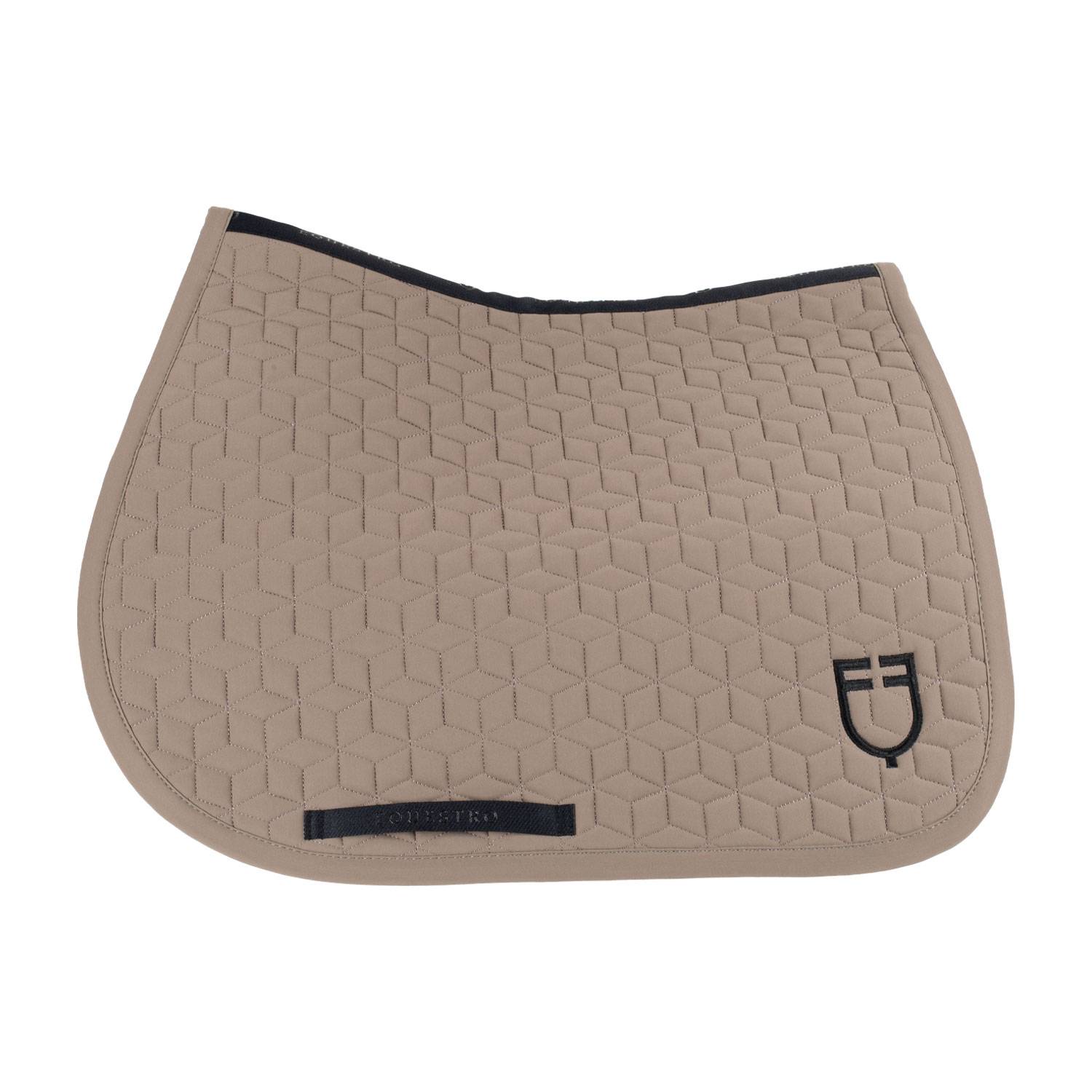 Cube Quilting Walnut saddle pad - EQUESTRO