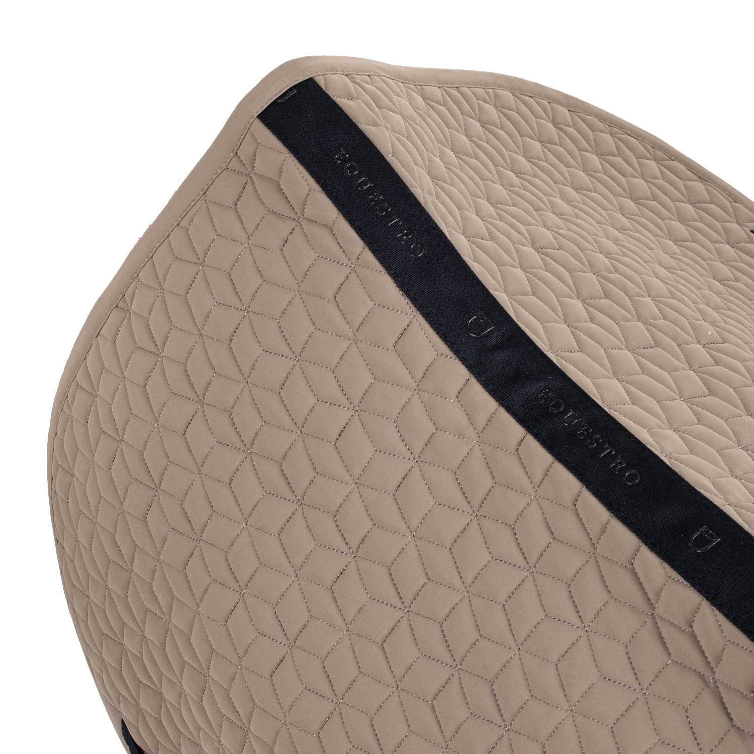 Cube Quilting Walnut saddle pad - EQUESTRO