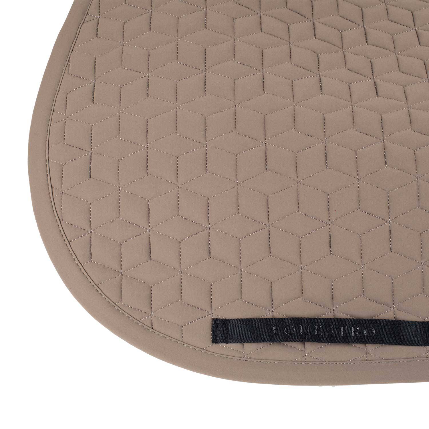 Cube Quilting Walnut saddle pad - EQUESTRO