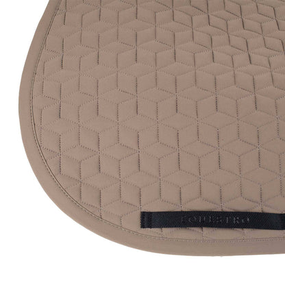 Cube Quilting Walnut saddle pad - EQUESTRO