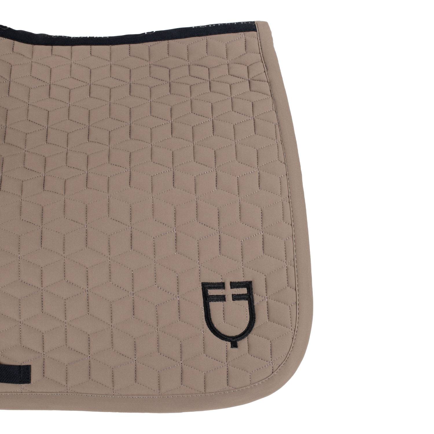 Cube Quilting Walnut saddle pad - EQUESTRO